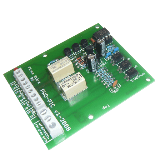The Polarity Guard for Turning Platforms is a module to provide the proper polariy to a turing platform of a model railway layout for manually controlling it.